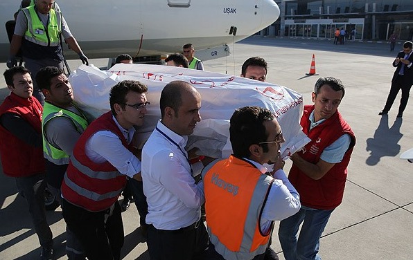 Minik Aylan'ın cenazesi Suriye'ye götürülüyor