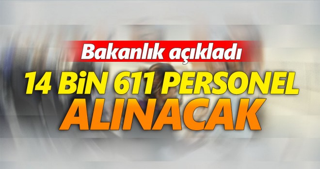 Adalet Bakanlığı 14 bin 611 personel alımı yapacak