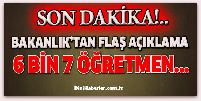 Açığa Alınan 6 Bin 7 Öğretmen Görevine Dönüyor