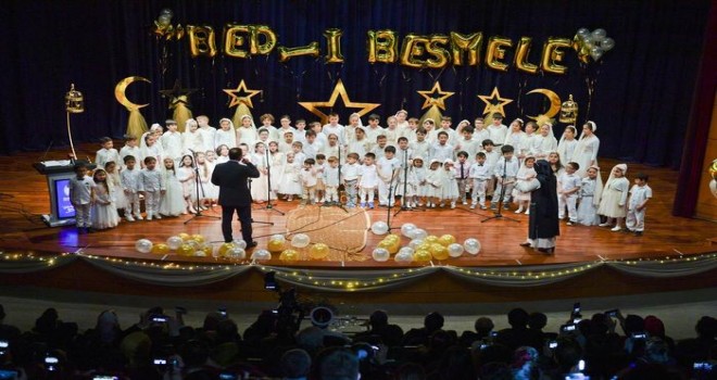 Diyanet İşleri Başkanı Erbaş, 'Bed-i Besmele Töreni'ne katıldı