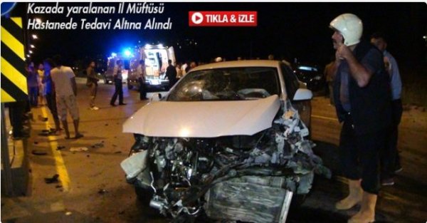 Bayburt Müftüsü Kemalettin Aksoy, Trafik Kazası Geçirdi