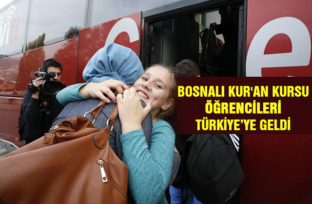 Bosnalı Kur\'an Kursu öğrencileri Türkiye’ye geldi