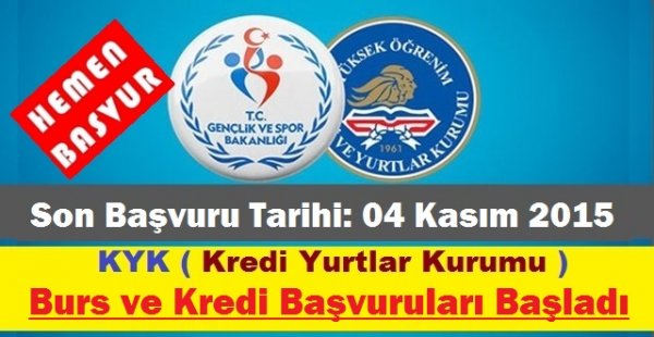 Burs ve kredi başvurularında son iki gün