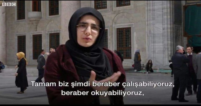 Kadınlar camideki mağduriyetlerinin ortadan kaldırılmasını istiyor