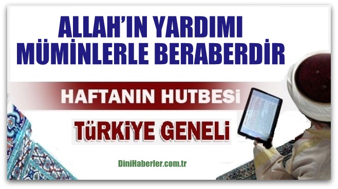 Diyanet 23.12.2016 Tarihli Cuma Hutbesi