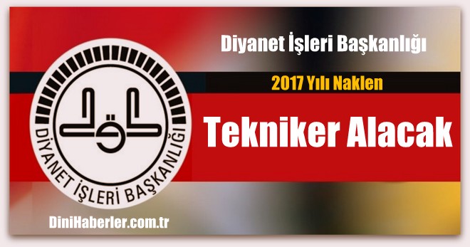Diyanet 36 Tekniker Alacak