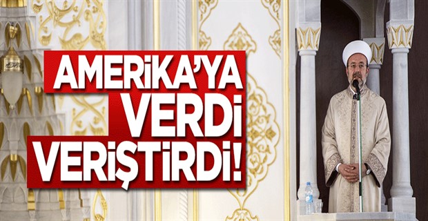 Diyanet İşleri Başkanı Görmez\'den ABD\'ye sert eleştiri