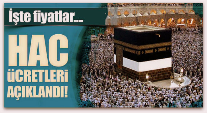 Diyanet İşleri Başkanlığı 2017 yılı hac ücretleri