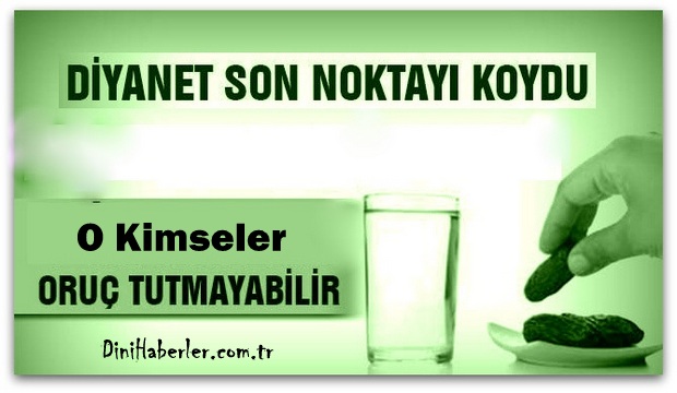 Diyanet Son Noktayı Koydu!