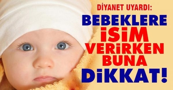 Diyanet Uyardı İsim verirken dikkatli olun!