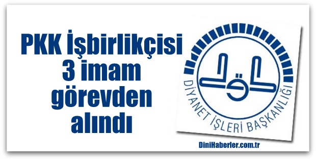 Diyarbakır\'da 3 imam görevden alındı