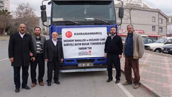 Doğukent Camiinden Bayıbucak Türkmenlerine Yardım Eli