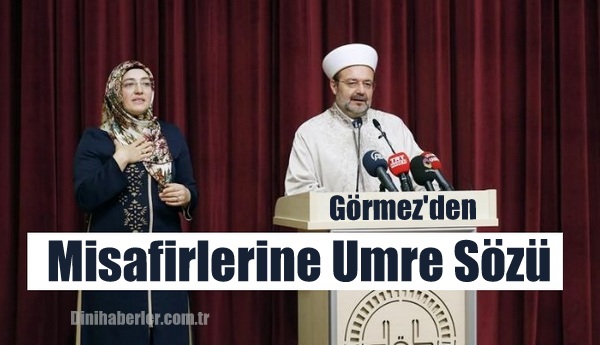 Görmez, işitme engelli öğrencileri kabul etti.