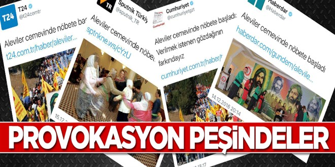 Halep yanarken Aleviler\'i de provoke etme peşindeler