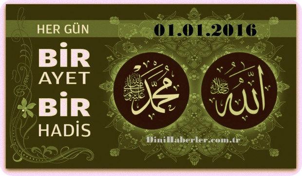 Her Gün Bir Ayet Bir Hadis