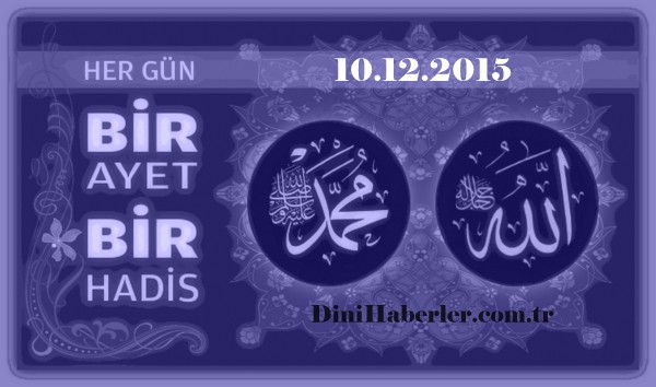 Her Gün Bir Ayet Bir Hadis
