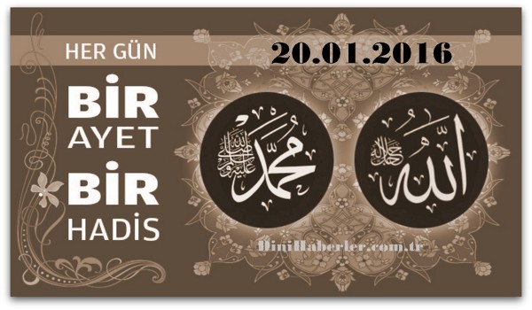 Her Gün Bir Ayet Bir Hadis