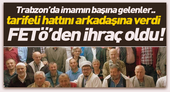 İmamın başını arkadaşı yaktı