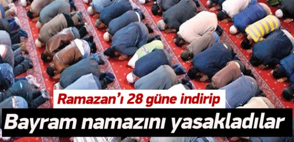 IŞİD bayram namazını yasakladı