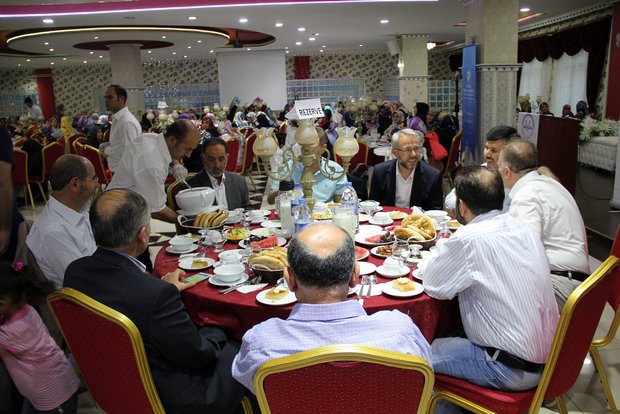 Kayseri Müftülüğünden ilçe müftülükleri personeline iftar yemeği 