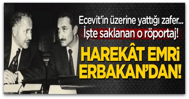 Kıbrıs Fatihi Ecevit değil Erbakan\'dır, İşte saklanan röportaj!