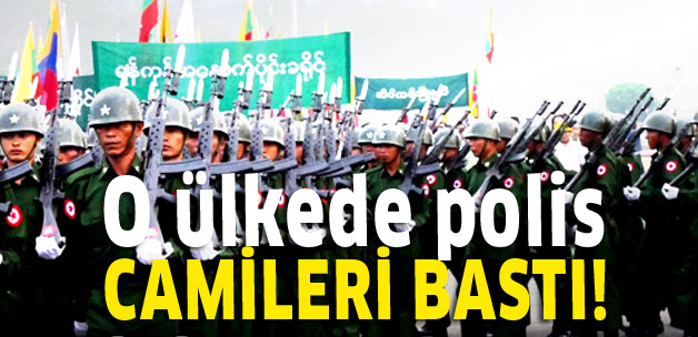 Myanmar polisi cami baskınları düzenledi