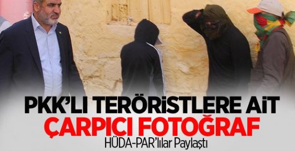 PKK'lı Teröristlere Ait Çarpıcı Fotoğraf Karesi