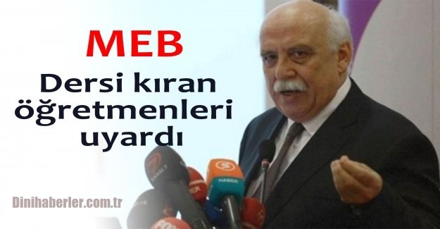 Seminer\'den Kaçan öğretmenleri MEB uyardı
