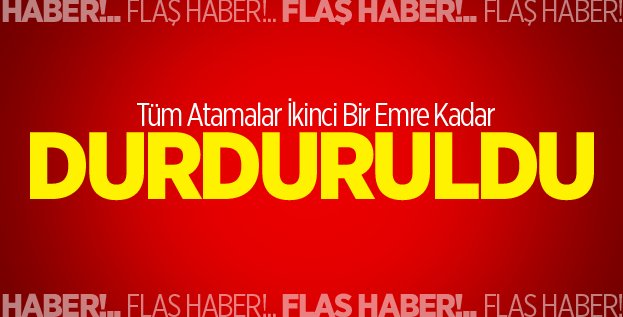Tarım Bakanlığı\'nda Tüm Atamalar Durduruldu