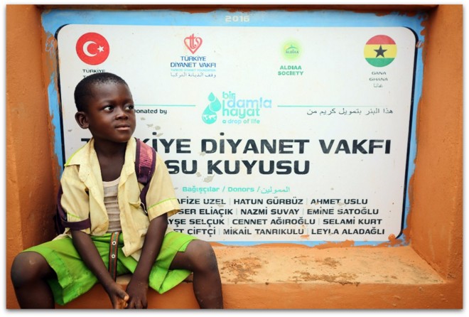 Türkiye Diyanet Vakfı’ndan Gana’ya su kuyusu