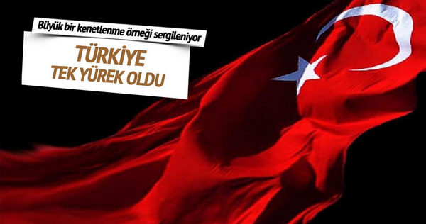 Türkiye tek yürek oldu: Ben Türkiye\'yim