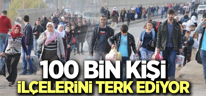 Vatandaşlar Cizre ve Silopi\'yi terk ediyor