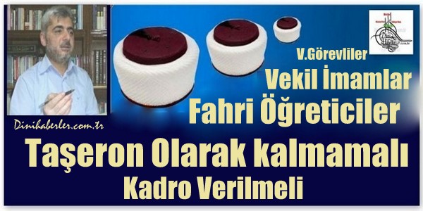 Vekil imamlar taşeron olarak kalmalı mı?